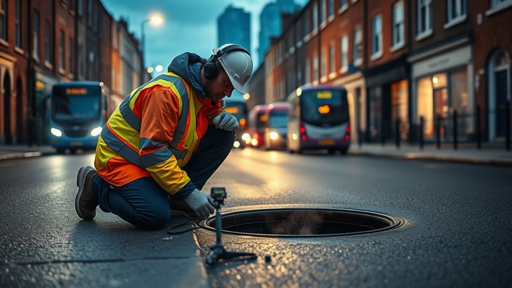 Underground Leak Detection Dalston E8 in Leatherhead